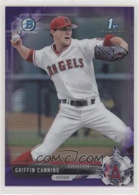 2017 Bowman Draft - Chrome - Purple Refractor #BDC-48 - Griffin Canning /250