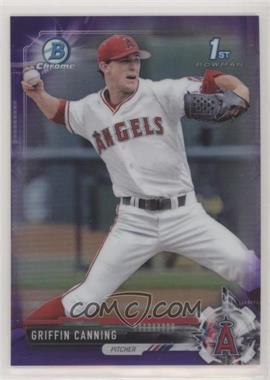 2017 Bowman Draft - Chrome - Purple Refractor #BDC-48 - Griffin Canning /250