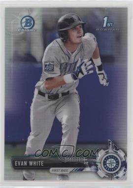 2017 Bowman Draft - Chrome - Refractor #BDC-178 - Evan White [EX to NM]