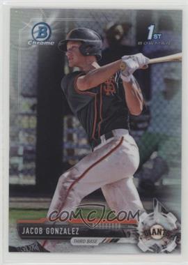 2017 Bowman Draft - Chrome - Refractor #BDC-2 - Jacob Gonzalez