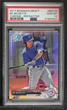 2017 Bowman Draft - Chrome - Refractor #BDC-38 - Bo Bichette [PSA 10 GEM MT]