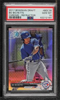 2017 Bowman Draft - Chrome - Refractor #BDC-38 - Bo Bichette [PSA 10 GEM MT]