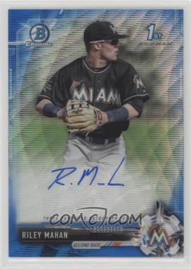 2017 Bowman Draft - Chrome Draft Pick Autographs - Blue Wave Refractor #CDA-RM - Riley Mahan /150