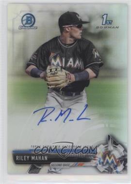 2017 Bowman Draft - Chrome Draft Pick Autographs - Refractor #CDA-RM - Riley Mahan /499