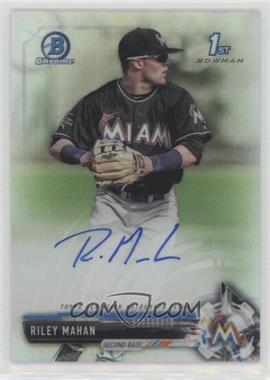 2017 Bowman Draft - Chrome Draft Pick Autographs - Refractor #CDA-RM - Riley Mahan /499