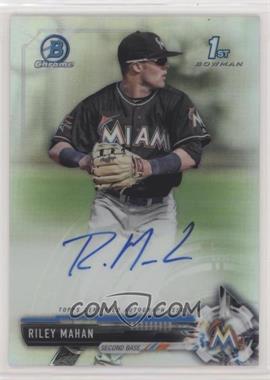 2017 Bowman Draft - Chrome Draft Pick Autographs - Refractor #CDA-RM - Riley Mahan /499