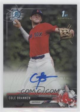 2017 Bowman Draft - Chrome Draft Pick Autographs #CDA-CB - Cole Brannen