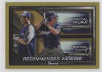 Keston Hiura, Tristen Lutz #/50