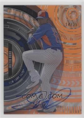 2017 Bowman High Tek - [Base] - Orange Magma Diffractor Autographs #BHT-JD - Justin Dunn /25