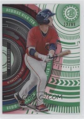 2017 Bowman High Tek - [Base] - Pattern 1 Circles Green Rainbow #BHT-AK - Alex Kiriloff /99