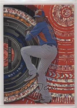 2017 Bowman High Tek - [Base] - Pattern 1 Circles Red Orbit Diffractor #BHT-JD - Justin Dunn [EX to NM]