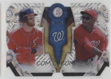 2017 Bowman High Tek - Foundations of the Franchise Die-Cuts #FF-HR - Bryce Harper, Victor Robles /50