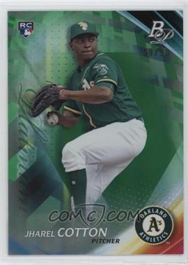 2017 Bowman Platinum - [Base] - Green #17 - Jharel Cotton /99