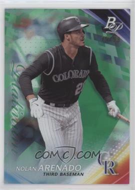 2017 Bowman Platinum - [Base] - Green #53 - Nolan Arenado /99