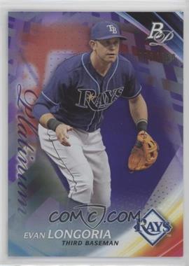 2017 Bowman Platinum - [Base] - Purple #33 - Evan Longoria /250