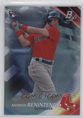 2017 Bowman Platinum - [Base] #13.1 - Andrew Benintendi (Batting)