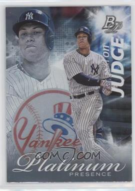 2017 Bowman Platinum - Platinum Presence #PP-AJ - Aaron Judge