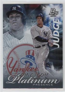 2017 Bowman Platinum - Platinum Presence #PP-AJ - Aaron Judge