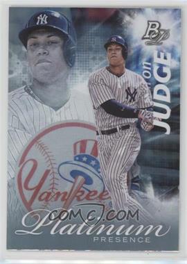 2017 Bowman Platinum - Platinum Presence #PP-AJ - Aaron Judge