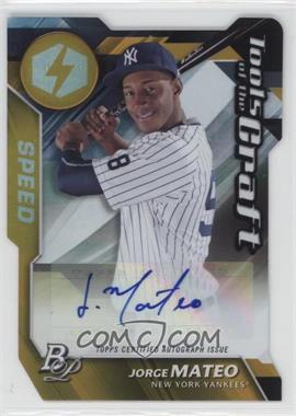 2017 Bowman Platinum - Tools of the Craft Autographs - Speed #TOCA-JM - Jorge Mateo /35