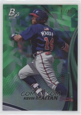 2017 Bowman Platinum - Top Prospects - Green #TP-KM - Kevin Maitan /99