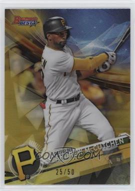 2017 Bowman's Best - [Base] - Gold Refractor #51 - Andrew McCutchen /50