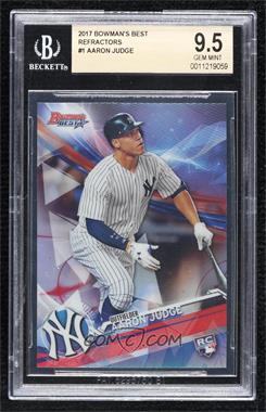 2017 Bowman's Best - [Base] - Refractor #1 - Aaron Judge [BGS 9.5 GEM MINT]