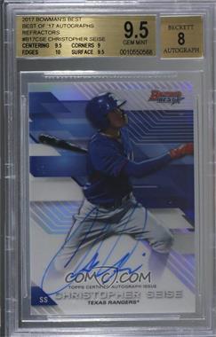 2017 Bowman's Best - Best of 2017 Autographs - Refractor #B17-CSE - Christopher Seise [BGS 9.5 GEM MINT]