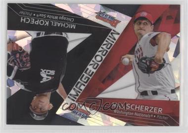 2017 Bowman's Best - Mirror Image - Atomic Refractor #MI-8 - Max Scherzer, Michael Kopech