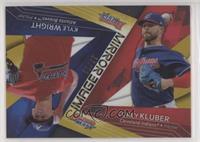 Kyle Wright, Corey Kluber #/50