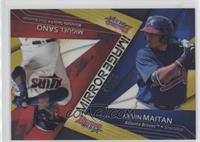 Miguel Sano, Kevin Maitan #/50