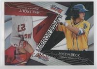 Austin Beck, Mike Trout