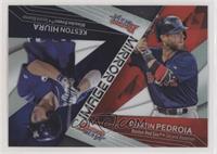 Keston Hiura, Dustin Pedroia [EX to NM]