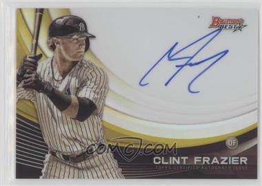 2017 Bowman's Best - Monochrome Autographs - Gold Refractor #MA-CF - Clint Frazier /50