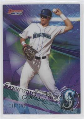 2017 Bowman's Best - Top Prospects - Purple Refractor #TP-34 - Evan White /250