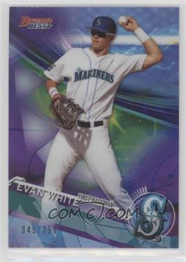 2017 Bowman's Best - Top Prospects - Purple Refractor #TP-34 - Evan White /250