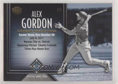 2017 Honus Bonus Fantasy Baseball Game - Career Milestone #_ALGO - Alex Gordon (Career Hone Runs) /1