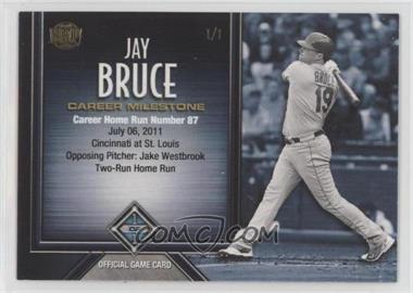 2017 Honus Bonus Fantasy Baseball Game - Career Milestone #_JABR.1 - Jay Bruce (Career Home Runs) /1 [EX to NM]