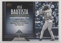 Jose Bautista (Career Home Runs) #/1
