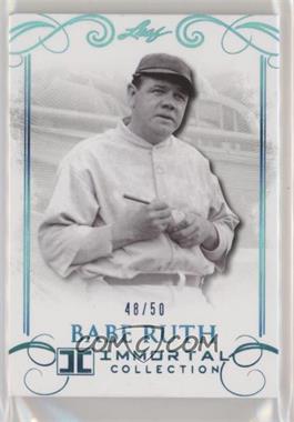 2017 Leaf Babe Ruth Immortal Collection - [Base] - Blue Spectrum #42 - Babe Ruth /50