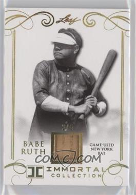 2017 Leaf Babe Ruth Immortal Collection - Game-Used New York Bat - Gold Spectrum #YB-22 - Babe Ruth /5