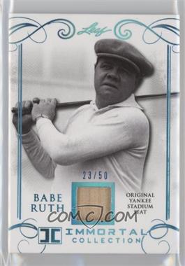 2017 Leaf Babe Ruth Immortal Collection - Yankee Stadium Seat - Blue Spectrum #YS-01 - Babe Ruth /50