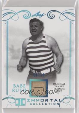 2017 Leaf Babe Ruth Immortal Collection - Yankee Stadium Seat - Blue Spectrum #YS-18 - Babe Ruth /50