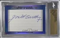 Joe McCarthy [Cut Signature] #/20