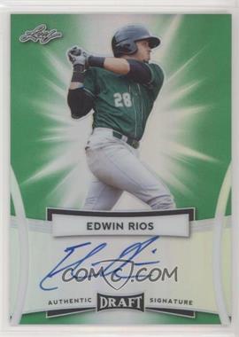 2017 Leaf Metal Draft - [Base] - Green #BA-ER1 - Edwin Rios /5