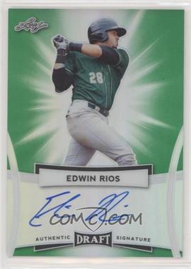 2017 Leaf Metal Draft - [Base] - Green #BA-ER1 - Edwin Rios /5