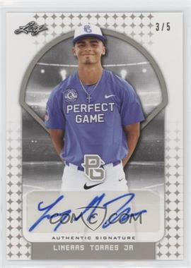 2017 Leaf Perfect Game All-American Classic - [Base] - Silver #BA-LT1 - Lineras Torres Jr /5
