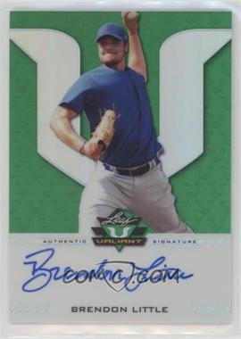 2017 Leaf Valiant Draft - [Base] - Green #BA-BL1 - Brendon Little /99