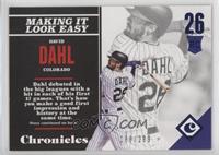 Rookies - David Dahl #/299