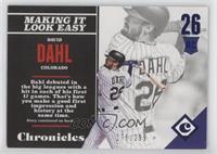 Rookies - David Dahl #/299